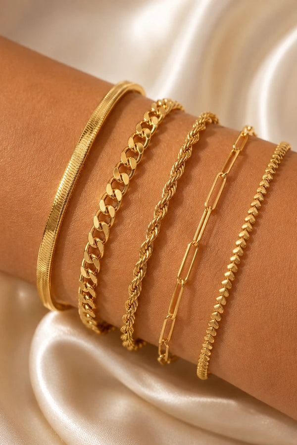 Presente -  Pulseira Folheada