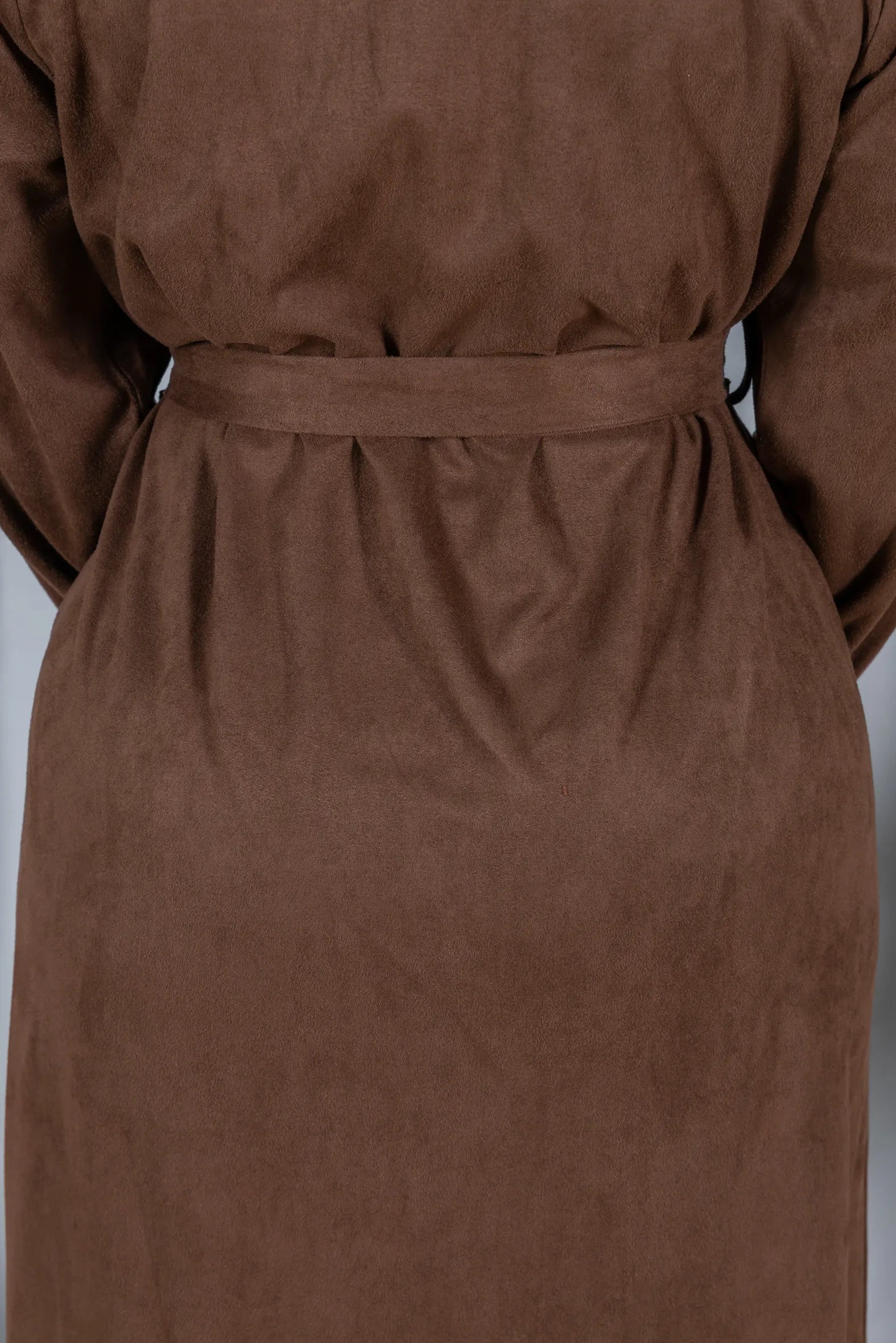 Chemise Suede Pesponto Sofisticado Luna Marrom - variação adicional 5