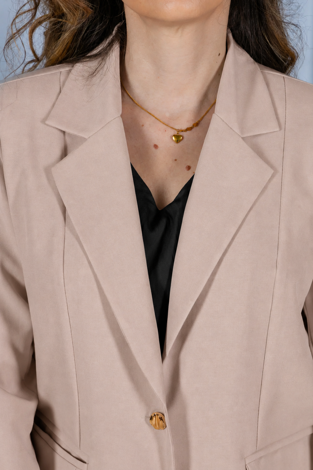 Blazer Estruturado Elegante Agatha Bege