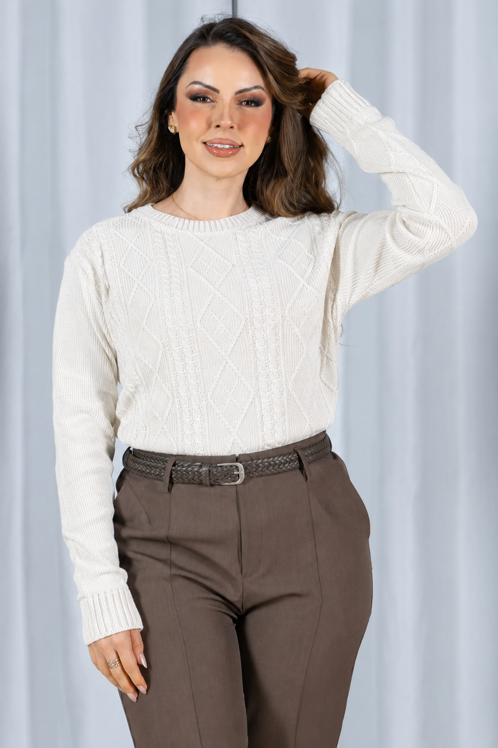 Tricot Mousse Macio Maju Branco