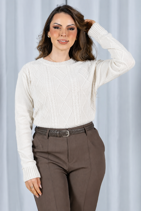 Tricot Mousse Macio Maju Branco