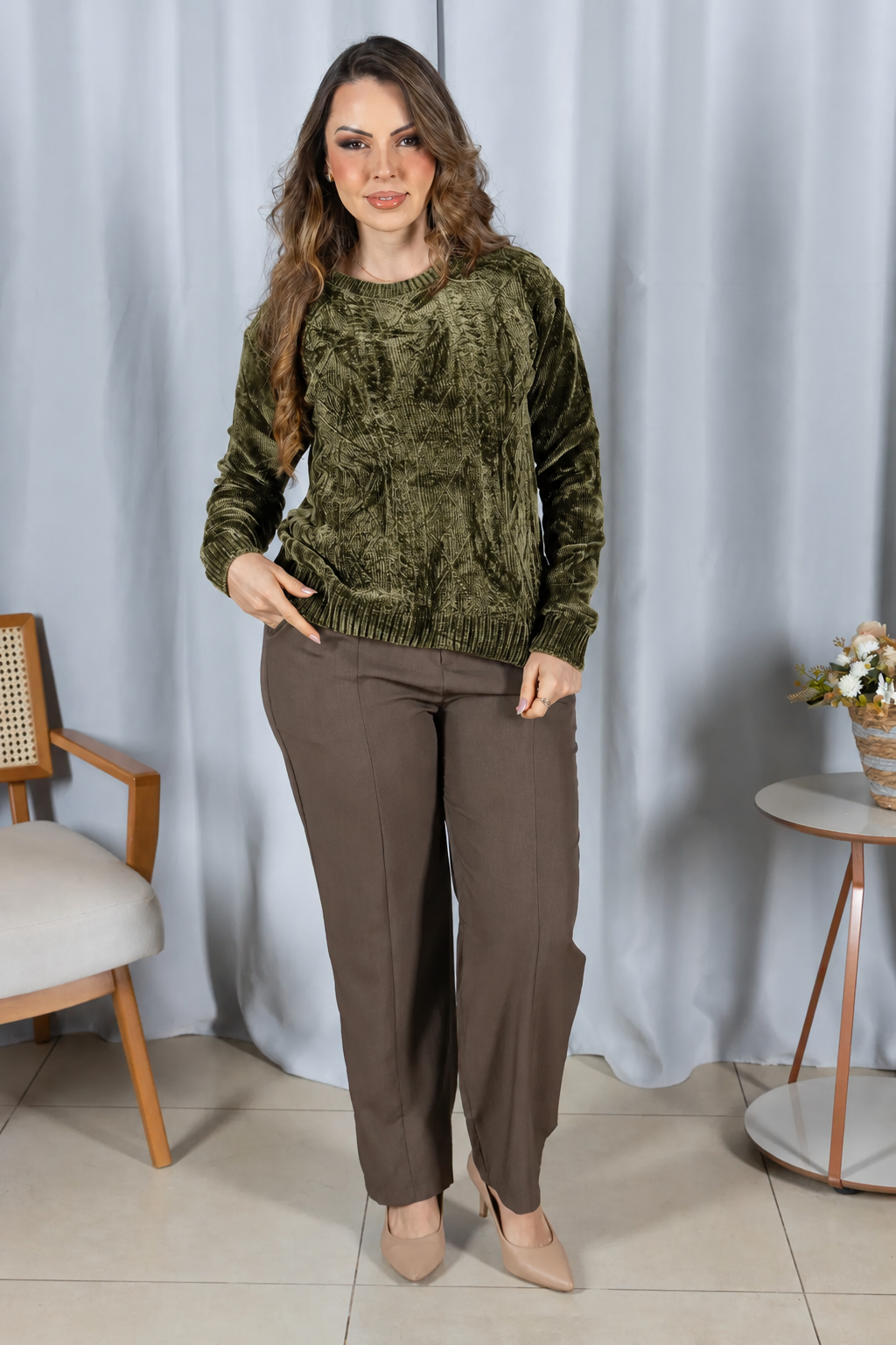 Tricot Mousse Macio Maju Verde