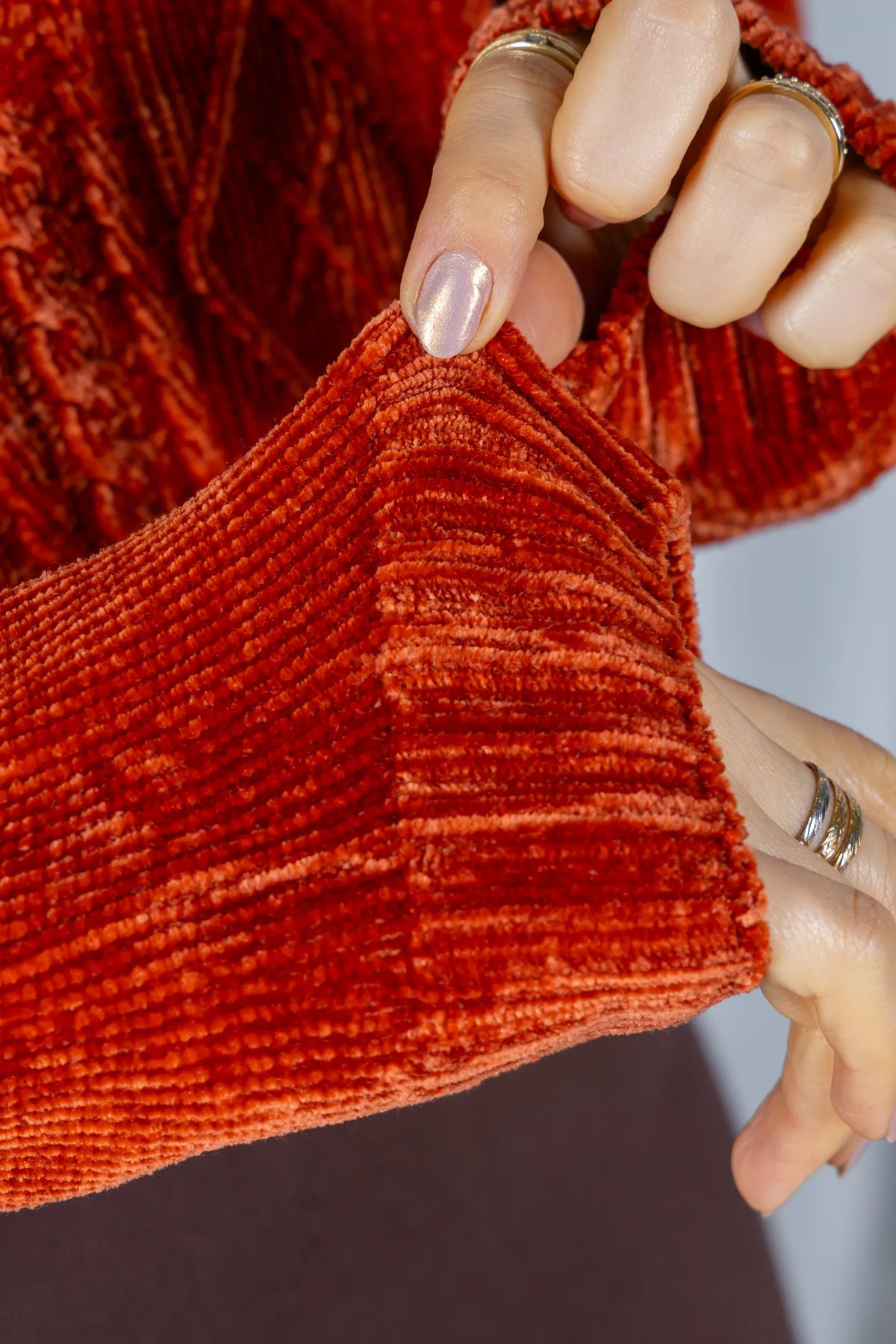 Tricot Mousse Macio Maju Terracota