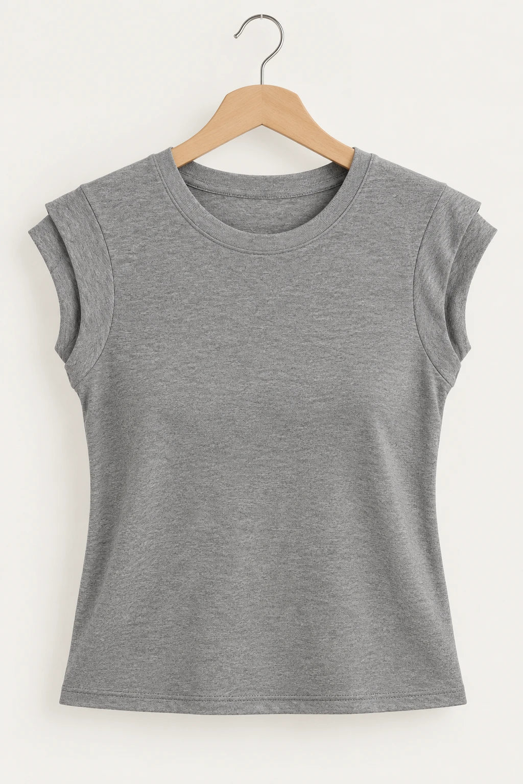 Blusa Confortável com Manga Muscle Ariela Cinza - tabela de medidas