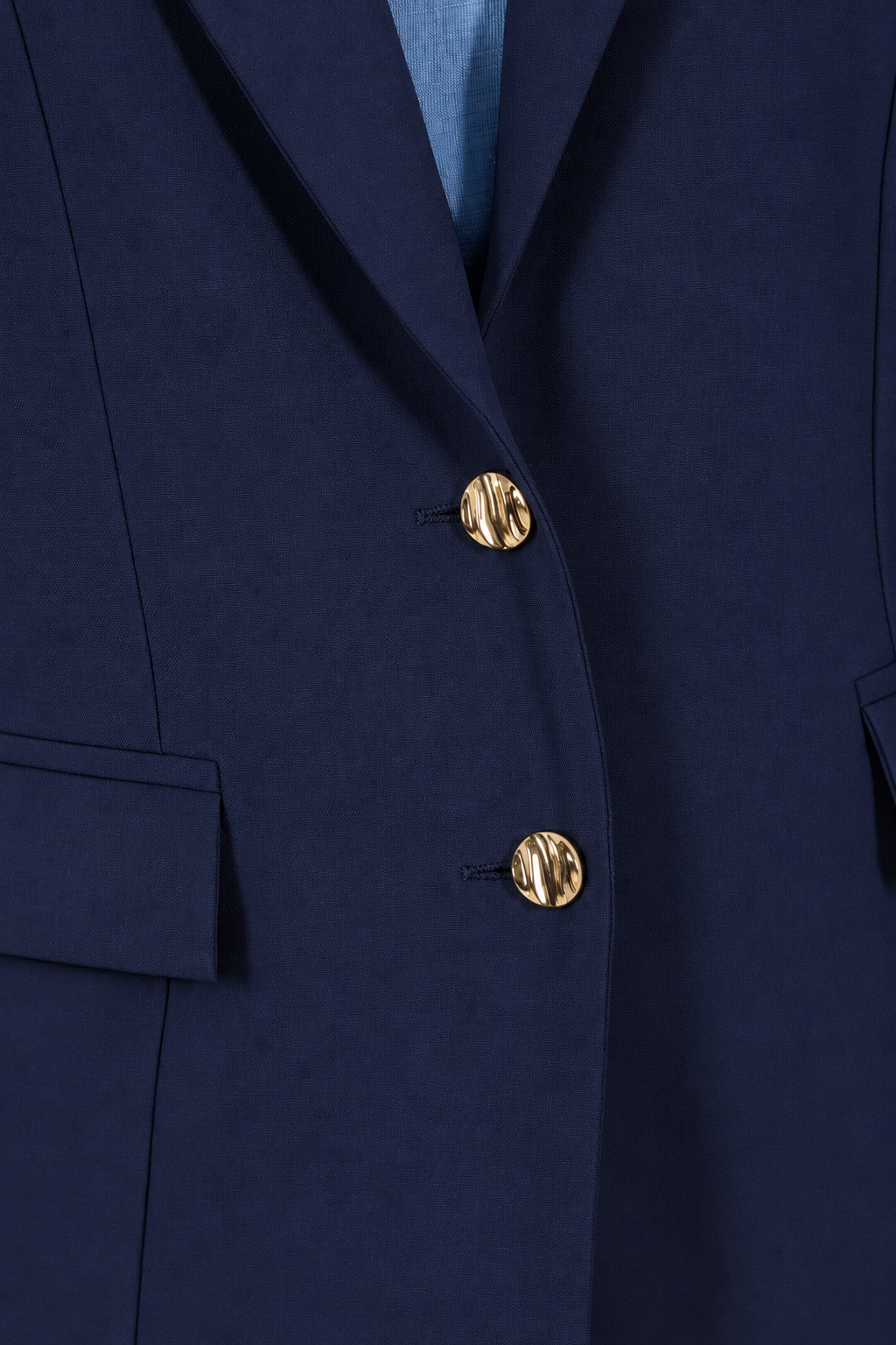 Blazer Estruturado Elegante Agatha Azul Marinho