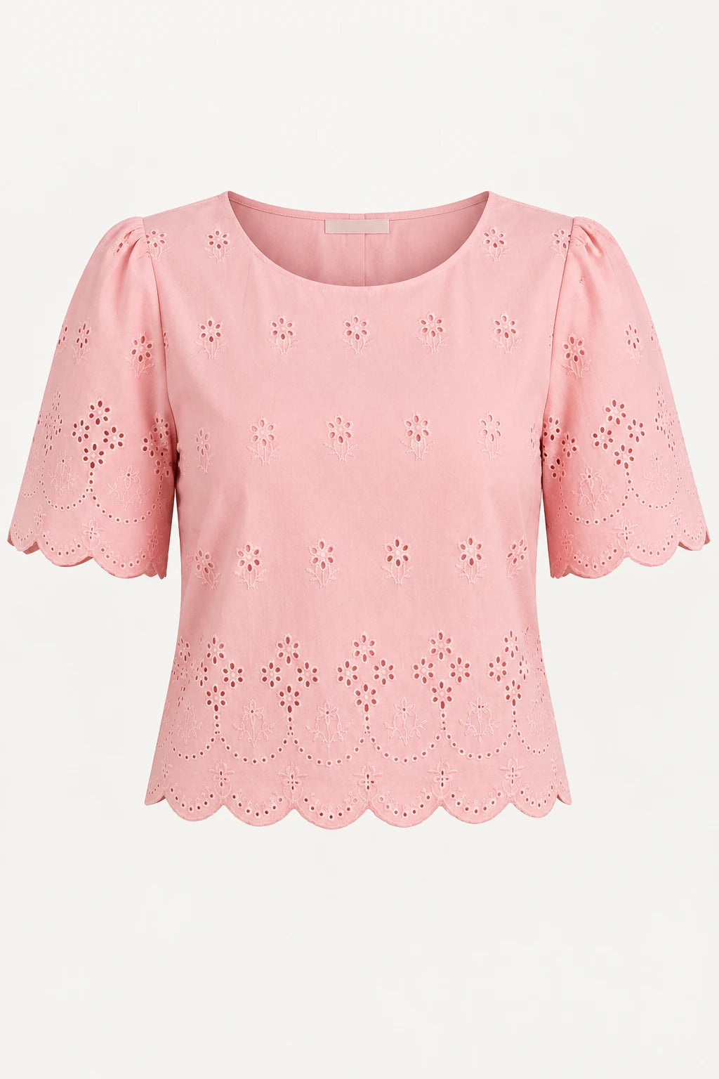 Blusa em Laise Leve e Delicada Clarissa Rosa - adicional 3