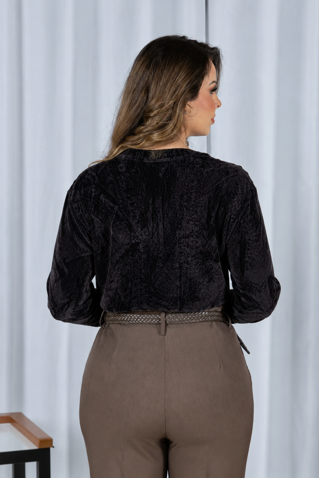 Tricot Mousse Macio Maju Preto