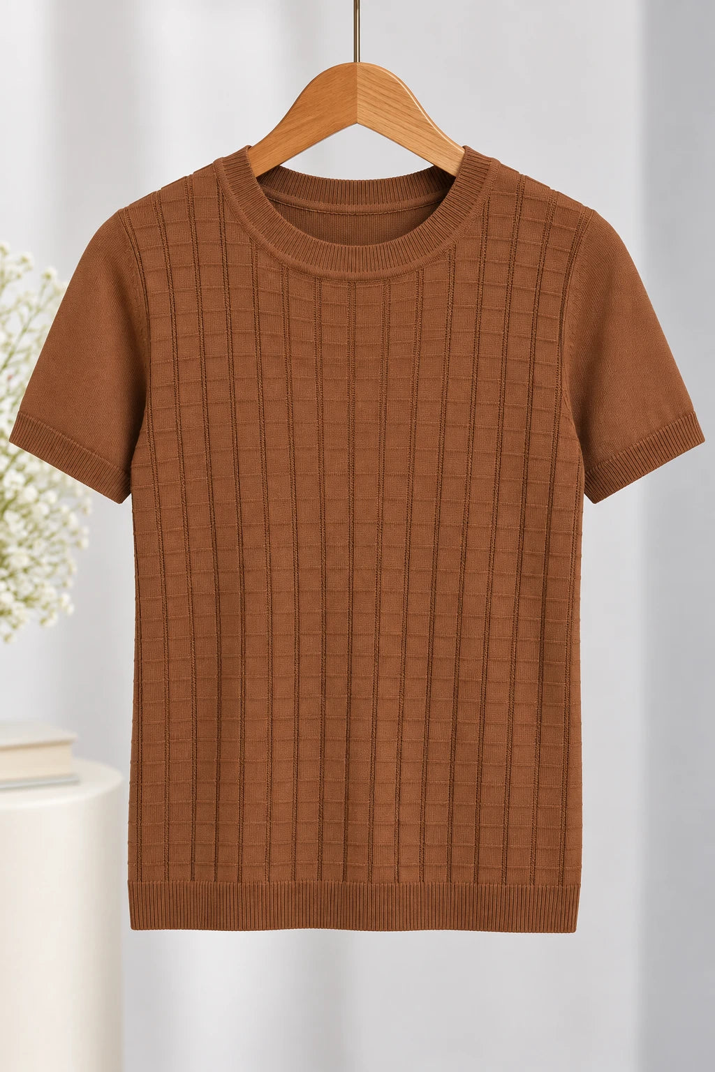 Blusa Leve em Modal Soraya Caramelo - tabela de medidas