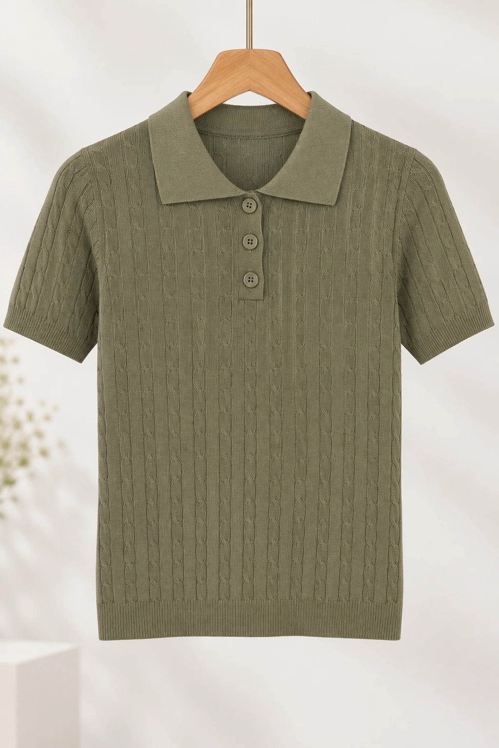 Blusa Modal Macia com Botões Juliete Verde - benefícios