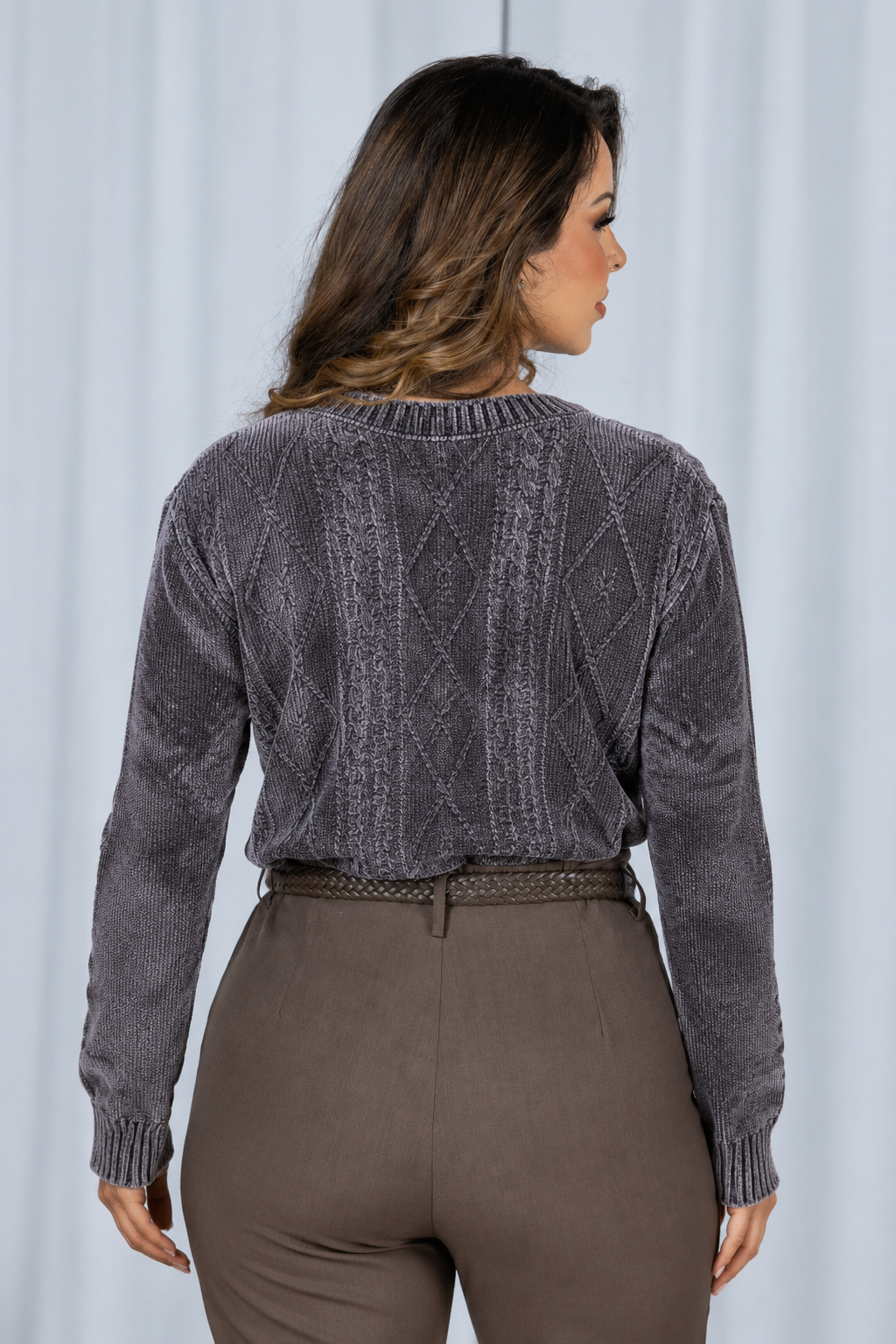 Tricot Mousse Macio Maju Grafite