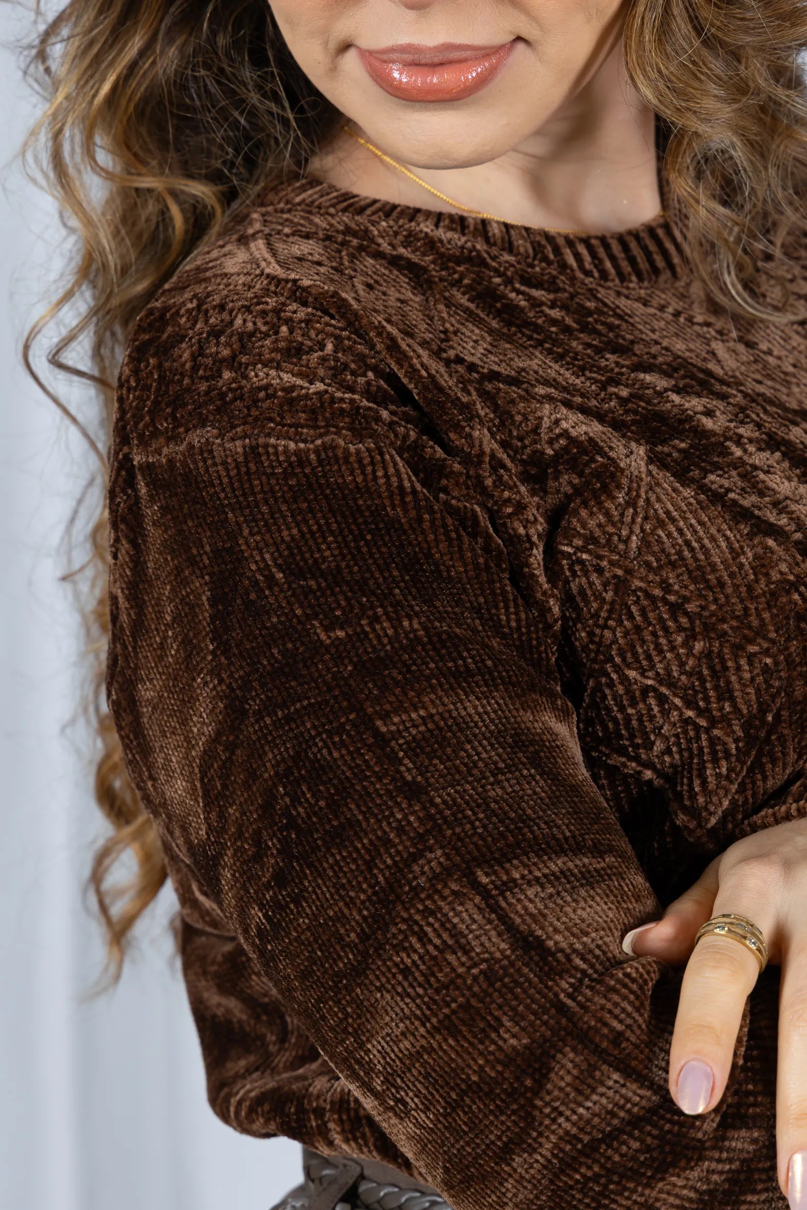 Tricot Mousse Macio Maju Marrom