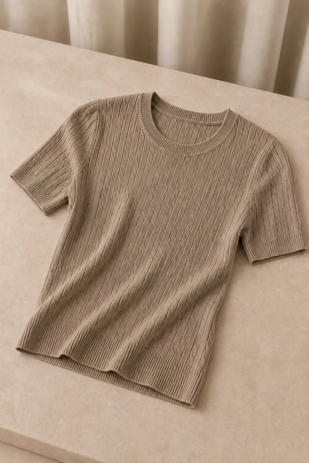 Blusa Modal Confortável Eva Caqui