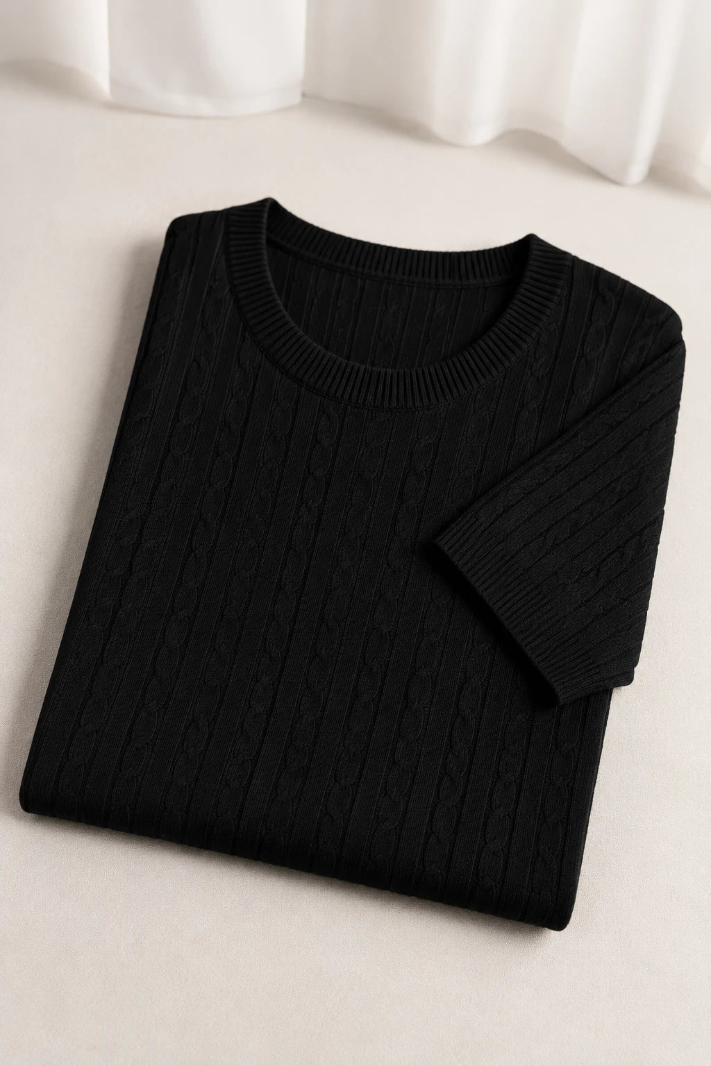 Blusa Modal Confortável Eva Preta