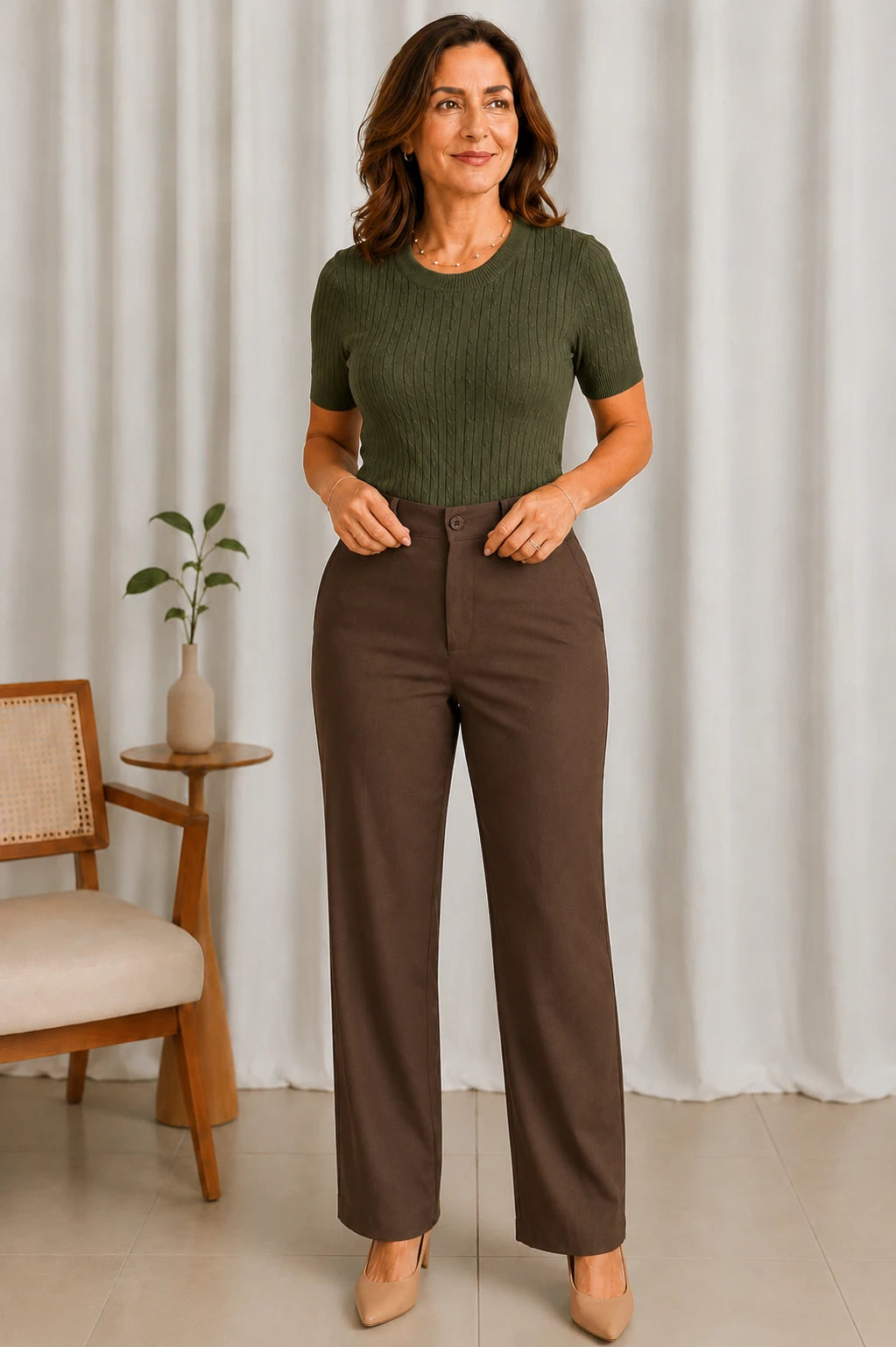 Blusa Modal Confortável Eva Verde