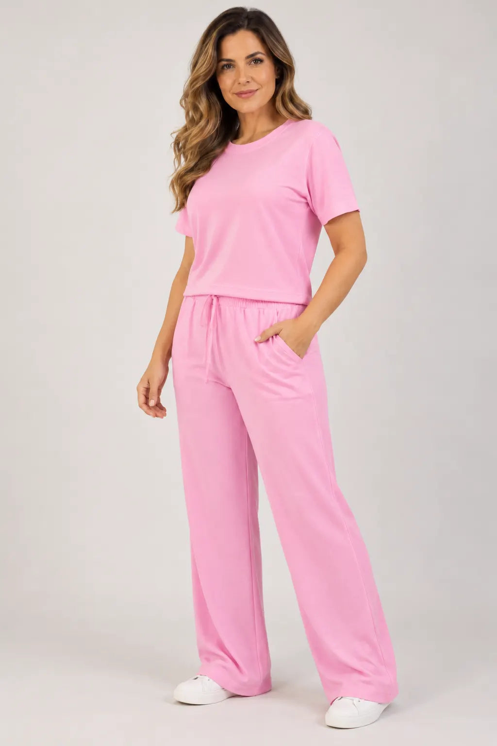 Blusa Manga Curta em Malha Knit Lorena Rosa — lorena rosa b (7).webp
