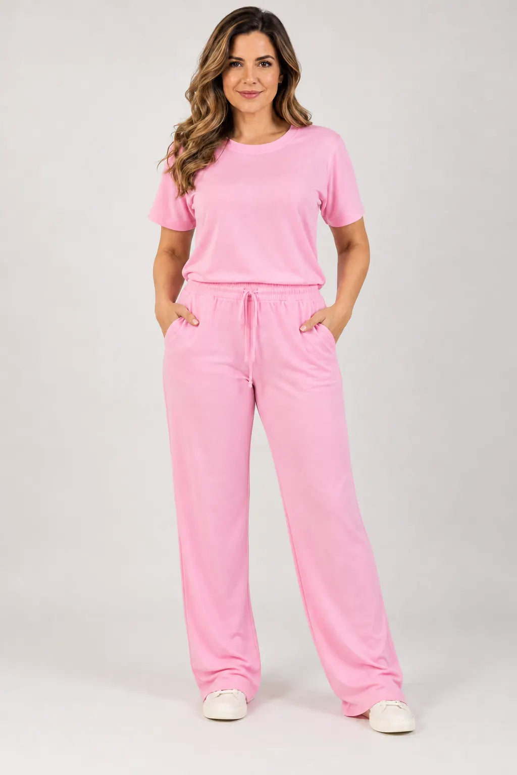 Blusa Manga Curta em Malha Knit Lorena Rosa — lorena rosa b (6).webp