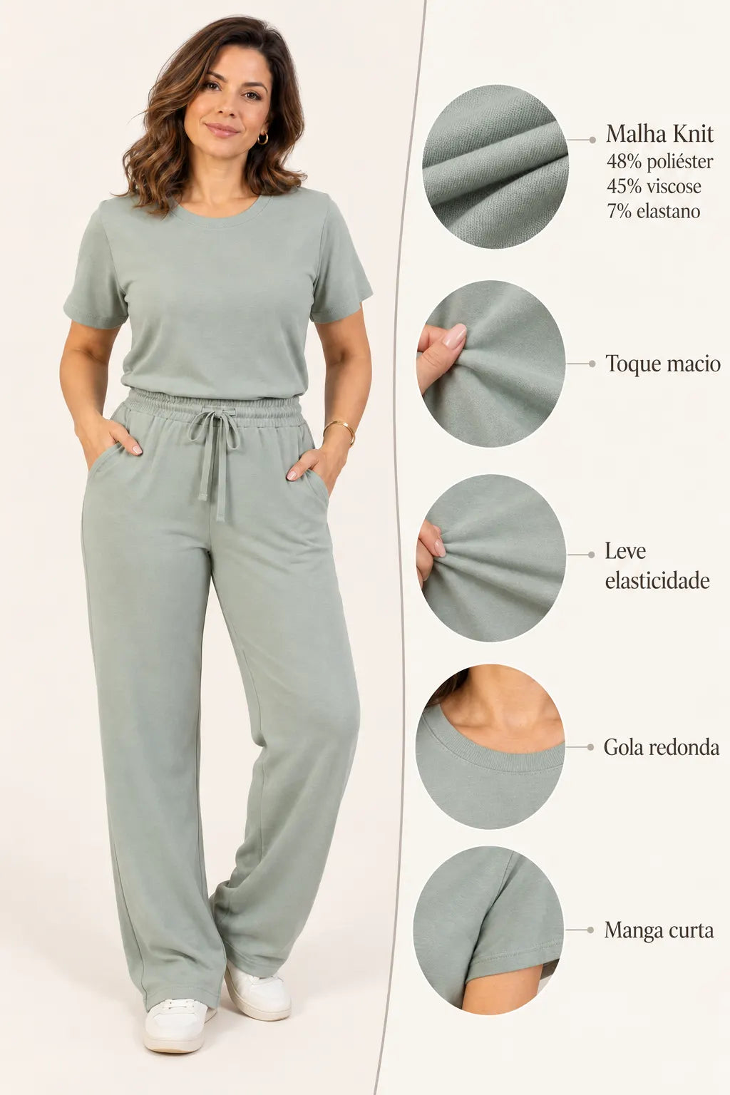 Blusa Manga Curta em Malha Knit Lorena Verde — lorena verde b (1).webp