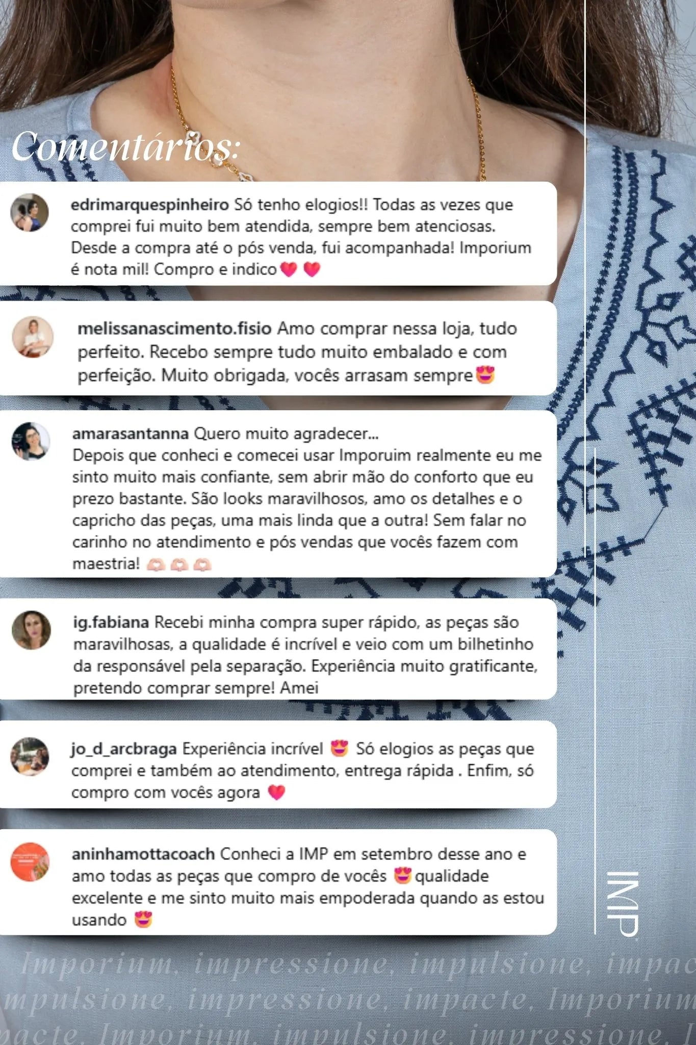 Blusa Manga Curta Detalhe Colo Bordado Visco Linho Jaqueline Azul