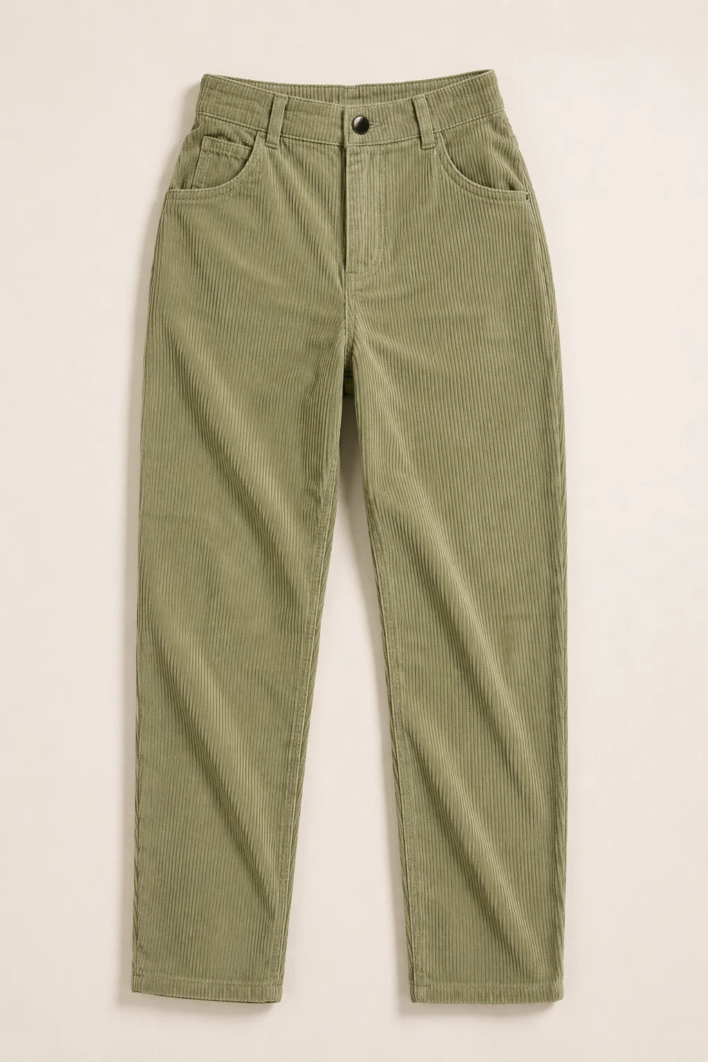 Calça Cotelê Corte Reto Lupita Verde