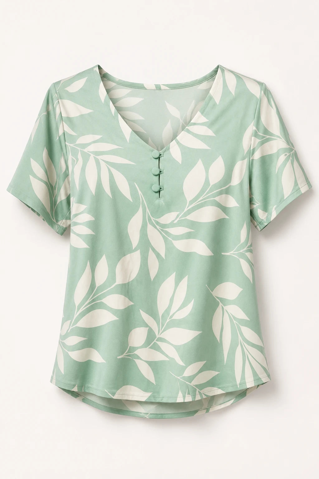 Blusa Crepe Classic que Não Amassa Olga Verde